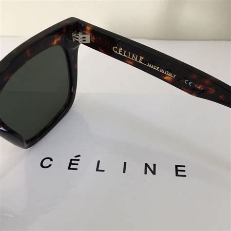 fake celine sunglasses vs real|How to spot fake Celine sunglasses. Real vs fake Celine.